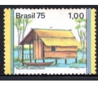C882 Habitações no Brasil "O homem e o meio" Palafita  -  AM  31.702 Mint