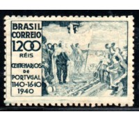 C162 8º CENTENÁRIO DA INDEPENDÊNCIA 1940 - 31.725 mint