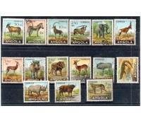 1953 15 selos carimbados fauna 31.798