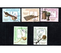 1991 Moçambique Instrumentos Musicais 31.808 carimbados