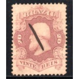 24 Dom Pedro II 31.911 Obliteração com risco