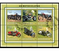 Guiné Bissau 2001 Motocicletas 31.931 Bloco Carimbado