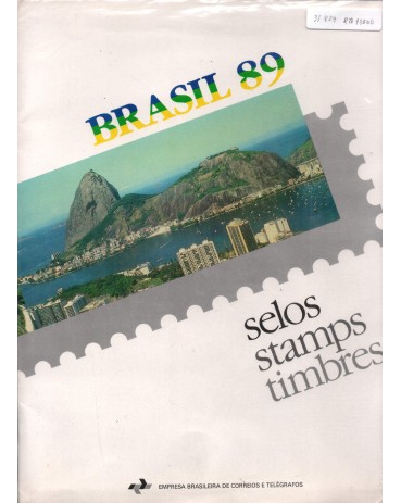 1989 Coleção Anual dos Correios 31.829 Super Escassa