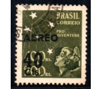A053 Pró-Juventude 40 Centavos 32.008 Carimbado