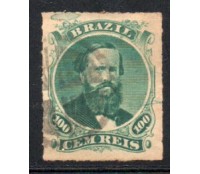 34A Dom Pedro II "Percê" 32.027 Carimbado  - Tipo II