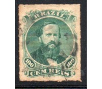 34A Dom Pedro II 32.028 Carimbado - Tipo II