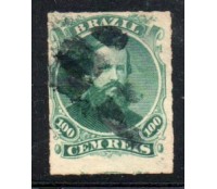 34A Dom Pedro II 32.029 Carimbado - Tipo II