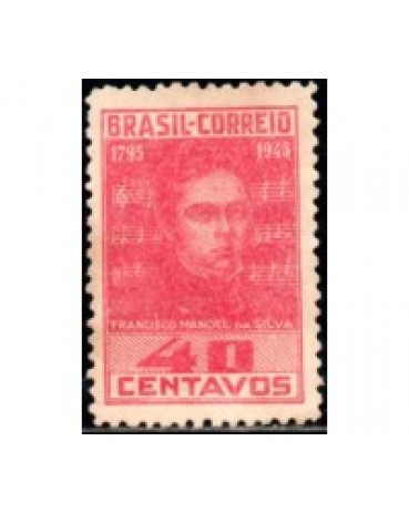 C203 150 Anos do Nascimento de Francisco Manoel da Silva, Autor da Música do Hino Nacional 32.057 Novo