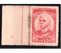C249 Centenário do Nascimento de Ruy Barbosa de Oliveira 32.067 Variante com aba do tamanho do selo
