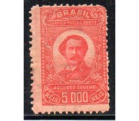 A035 Aeronáutica - 5$000 Augusto Severo 32.077 Novo com fragmento de charneira e com goma
