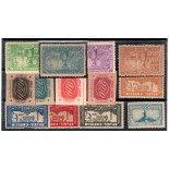 1934 13 selos comemorativos mint/novos 32.089 não faz parte a série Pacelli 