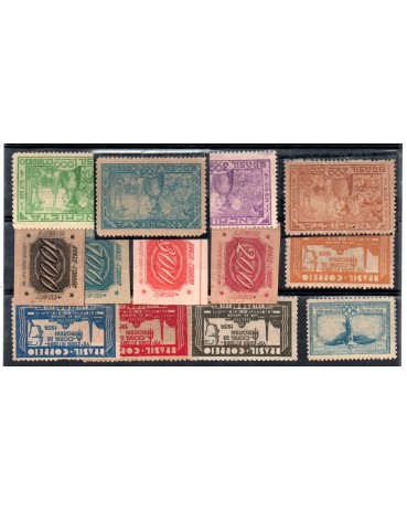 1934 13 selos comemorativos mint/novos 32.089 não faz parte a série Pacelli 