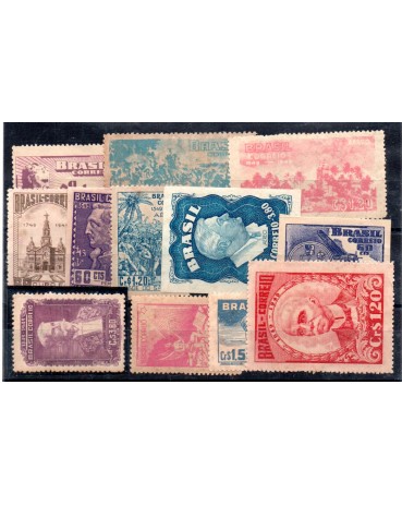 1949 Ano Completo Comemorativos 32.091 Mint/Novos - SOMENTE SELOS 12 selos