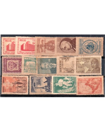 1951 Ano Completo Comemorativos 32.092 Novos SOMENTE SELOS - 15 selos
