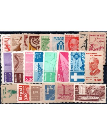 1960 Ano Completo comemorativos 23 selos 23 32.097 novos