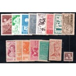 1962 14 Comemorativos e 01 Hansén novos 32.113 SOMENTE SELOS