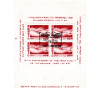 1956 B13 Aéreo - Alberto Santos Dumont,com goma, leve dobra 32.142 CBC