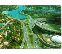 Estádio da Fonte Nova com o Dique do Tororó - Mercator 32.151 CIRCULADO