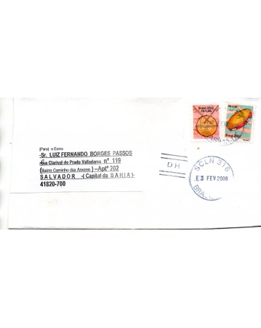 Brasil 2006 circulado para Brasília 32.229