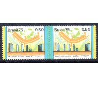 C881 Habitações no Brasil ( O homem e o meio ambiente) se-tenants mint 32.240