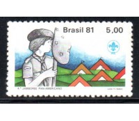 C1186 4º Jamboree Pan-Americano "Escoteiro/totem 32.248 Mint