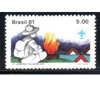 C1187 4º Jamboree Pan-Americano "Escoteiro/fogo 32.249 Mint