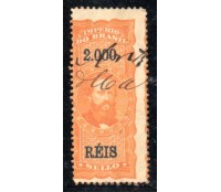 Império do Brazil D. Pedro II - 2.000 réis amarelo 35.549 usado