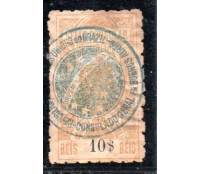 Sello Consular E.U. do Brazil 10$ réis 35.587