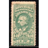 Imposto do Selo 0,10 centavos Verde 35.592 sem uso