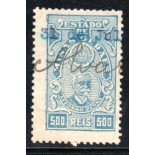 Afonso Pena,500 reis azul 35.610