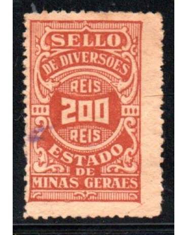 Sello de diversões 200 reis 35.612