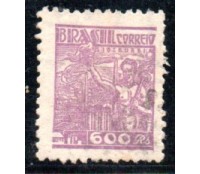 1942 R391 Netinha 600 reis Siderurgia,violeta 35.639 carimbado