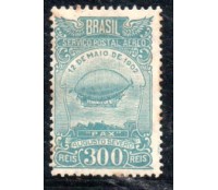 A019 Aeronáutica Dirigível de Augusto Severo 35.650 novo com goma, pontos de oxido