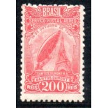 A018 Aeronáutica Dirigível e Torre Eifel 35.652 novo com goma e pontos de oxido