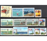 Canadá 13 selos Faróis,carimbados 35.661