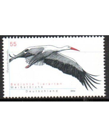 Alemanha 2004  -  2217 mint Vôo da"Cegonha Branca" Fauna ameaçada de extinção 35.663  - 1,40 euros