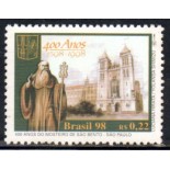 C2142 -  400 anos do mosteiro de São Bento  1998 mint 35.690