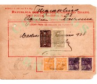 Vale postal 28 de 16/02/1938 cidade de Cachoeira - Bahia 35.700 veja defeito