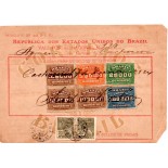 Vale postal 223 de 17/12/1929 cidade de Cachoeira - Bahia 35.703 defeito em dois cantos