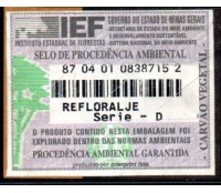 IEF - Imposto estadual de florestas 35.711 usado sem carimbo