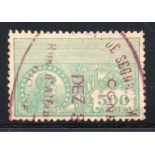 Selo do Thesouro Nacional  500 réis, 35.739 carimbo com tinta marron