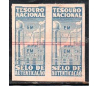 Tesouro Nacional - Selo de Autenticação - Par sem uso 35.772