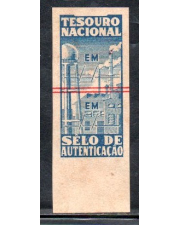 Tesouro Nacional - Selo de Autenticação com aba abaixo 35.774 variante