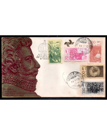 Fdc008/1972 150 Anos da Independência , leve mancha 35.780