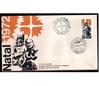 Fdc010/1972 Natal 35.782 leve mancha abaixo na direita
