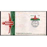 Fdc014/1973 Ginástica Olímpica 35.787 apresenta algumas manchas