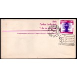 Fdc037/1973 Homenagem ao Poder Judiciário 35.790, (Um do carimbo em homenagem a Rui Barbosa)  apresenta pequenos pontos de oxidação 35.791