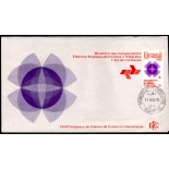 Fdc018/1973 XXIV Congresso da Câmara de Comércio Intrednacional no Rio de Janeiro 35.799 Carimbos BA ou SP cotação pelo catálogo R$50,00