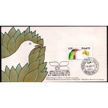 Fdc021/1973 Fauna e Flora - Beija - flor 35.809 Carimbo RPO - Ribeirão Preto - SP