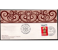 Fdc019A/1973  Acontecimentos Históricos - Convenção de Niteroi 35.819 CBC + 1º Dia - RJ